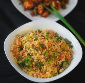 veggie fried rice south indian style