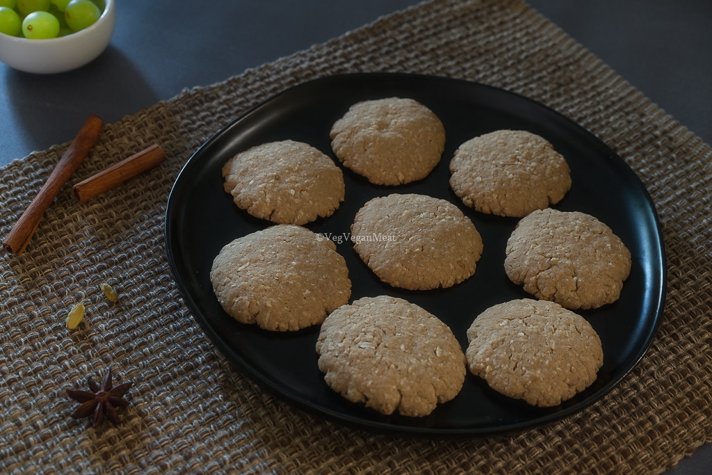 Final output of Wheat Coconut Cookies