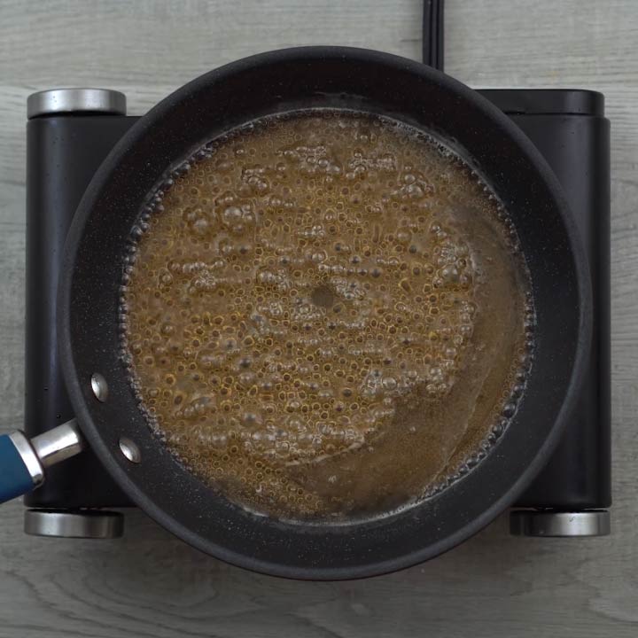 boiling of sugar syrup