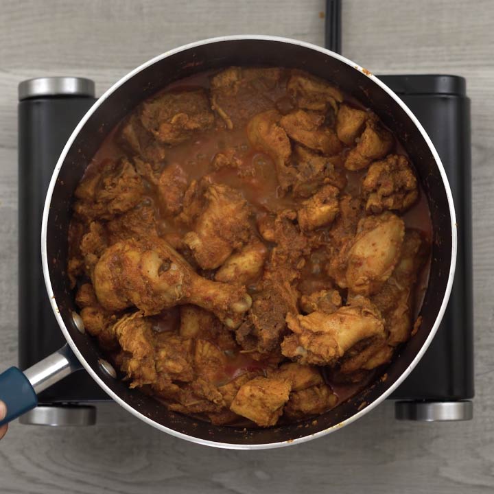 nicely cooked chicken