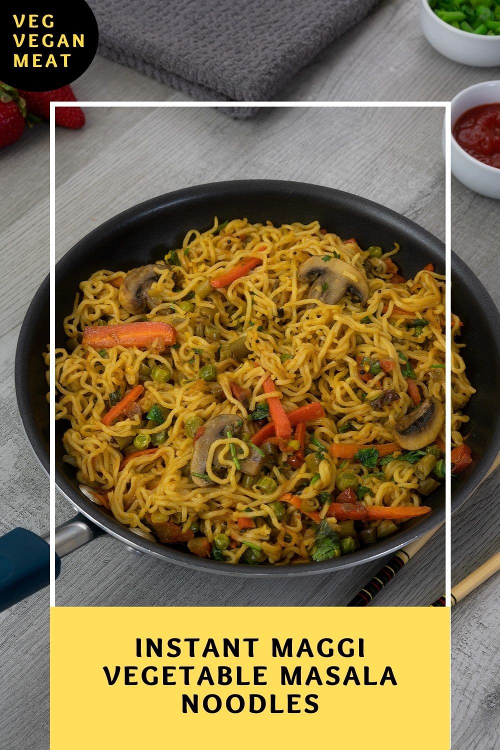 Maggi Noodles Recipe (Masala Noodles) - Yellow Chili's