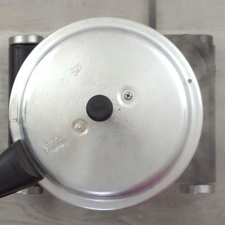 pressure releases from cooker