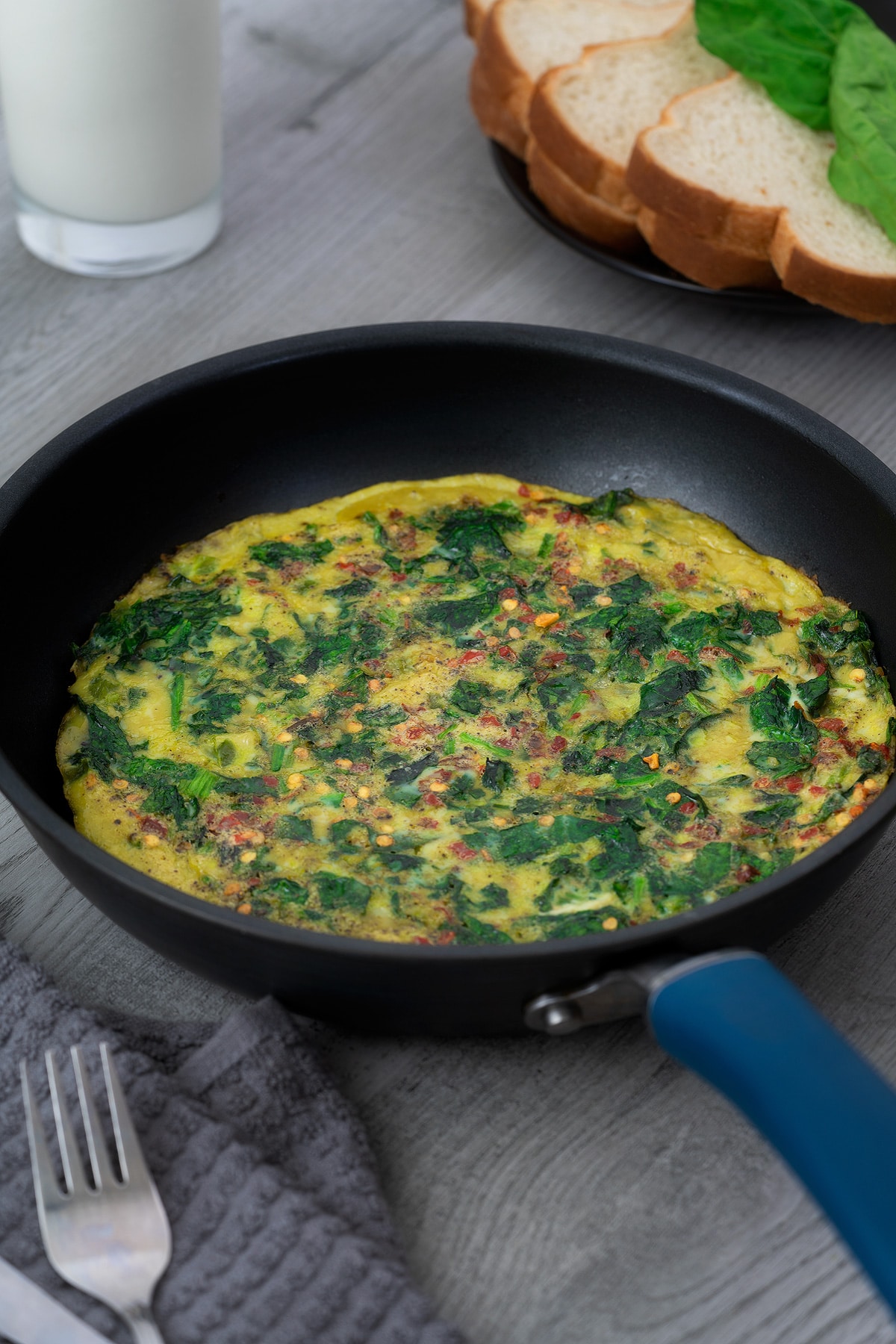 Spinach Omelette | Healthy Omelet