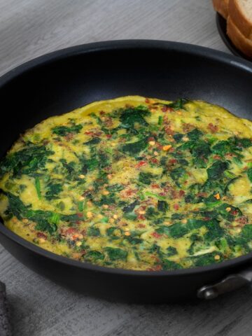 Spinach Omelette | Easy and Healthy Omelet