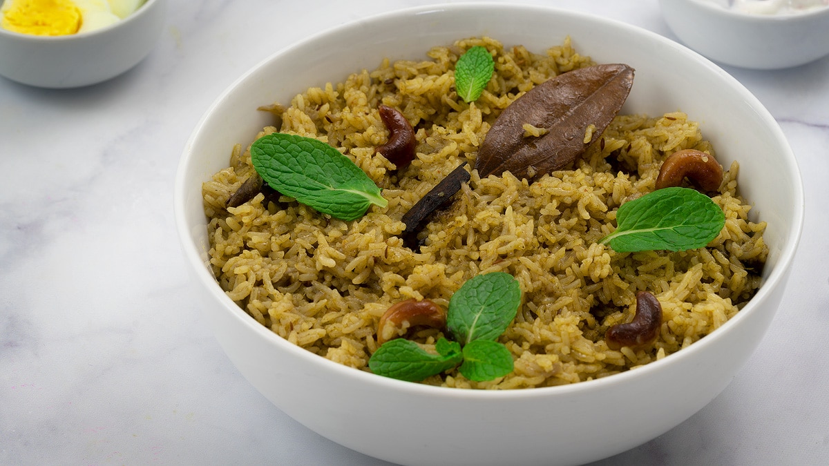 Pudina Rice / Mint Pulao