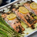 Baked Salmon Fillet in a Foil