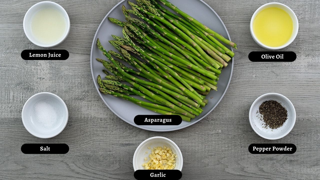 Oven Roasted Asparagus Ingredients