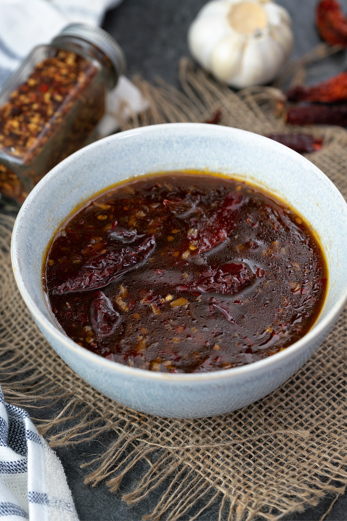 General Tso Sauce in a bowl