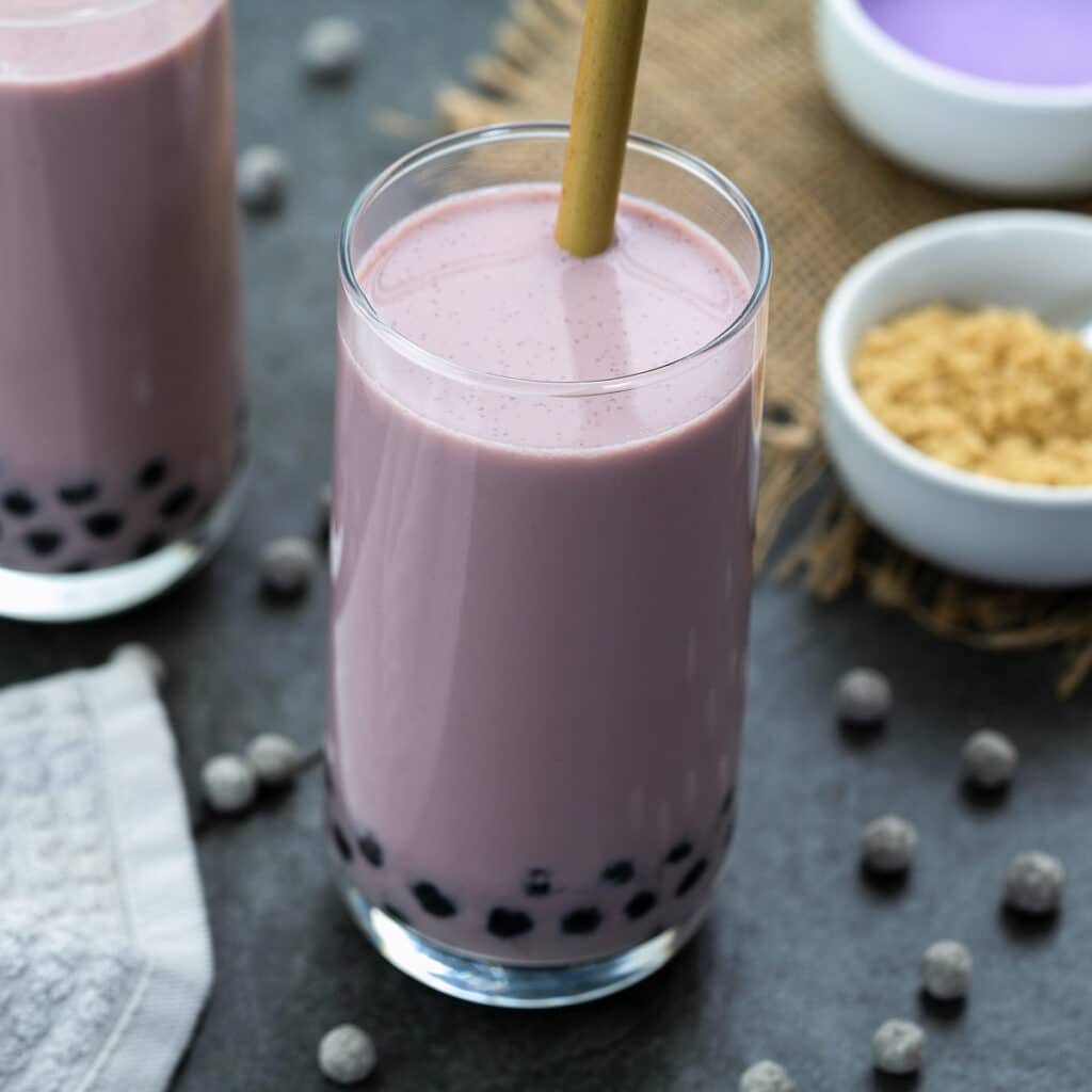 Taro Milk Tea Recipe (taro Bubble Tea) - Yellow Chili's