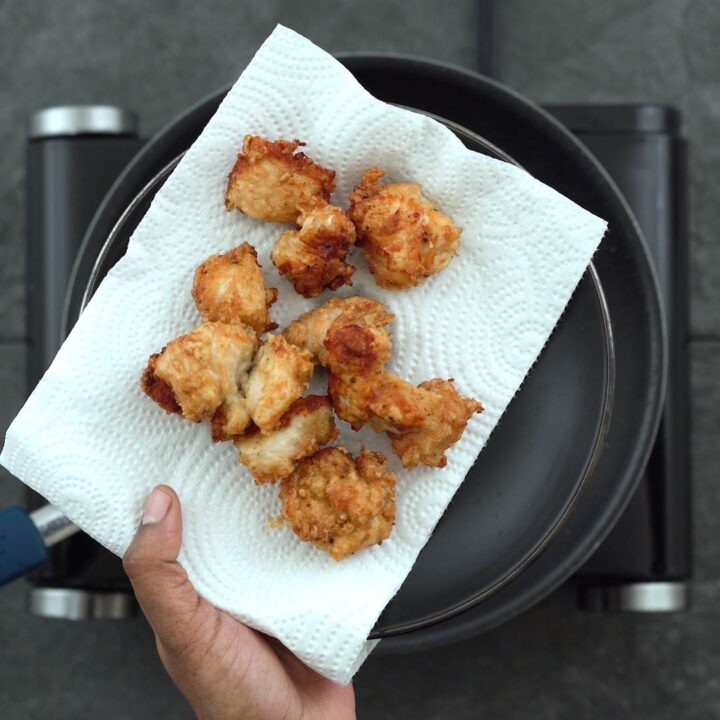 fried chicken in a plate