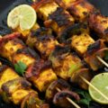 Paneer Tikka in a Grilled Pan