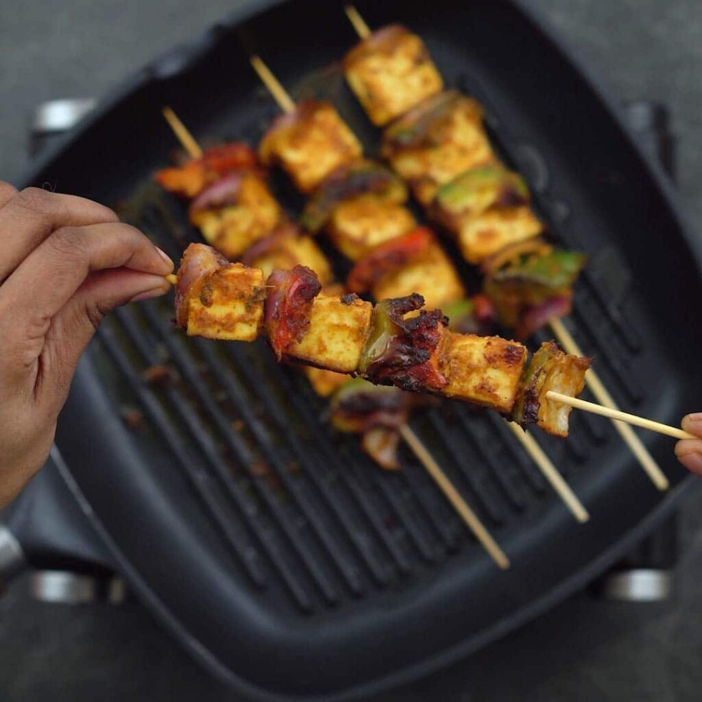Perfectly grilled Paneer Tikka