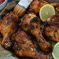 Crispy Oven Baked Chicken Drumsticks in a plate