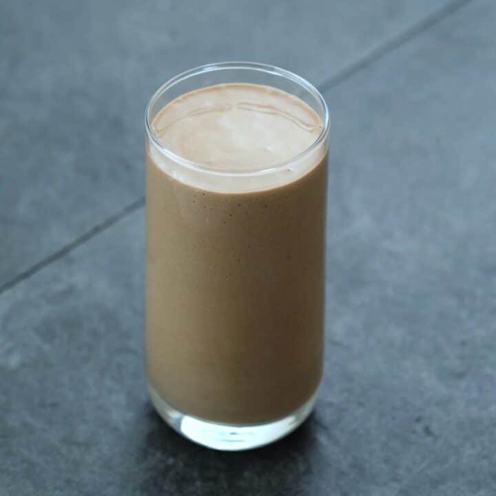 Protein Smoothie in a serving glass.