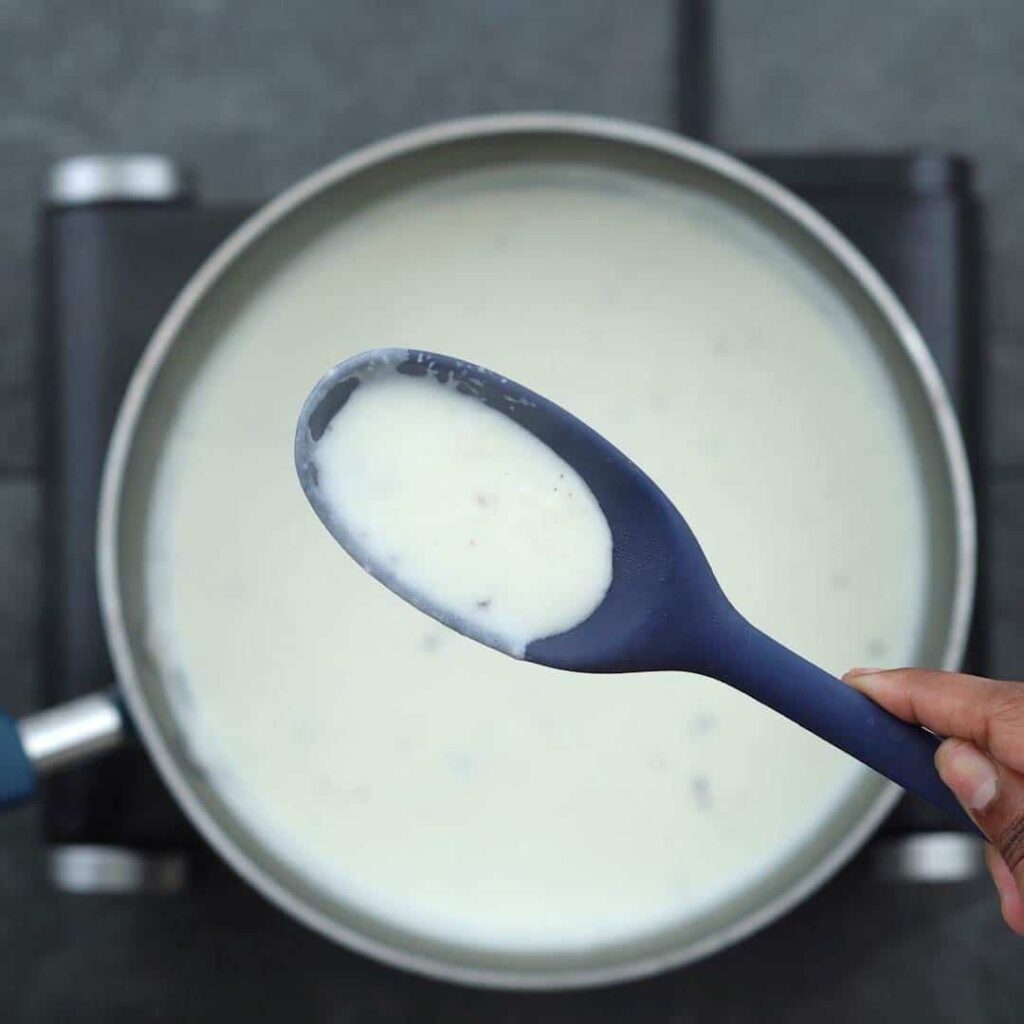 Thick and creamy bechamel sauce