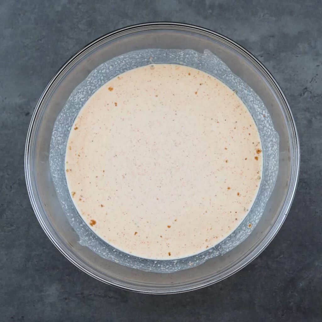 Buttermilk seasoning mixture in a bowl