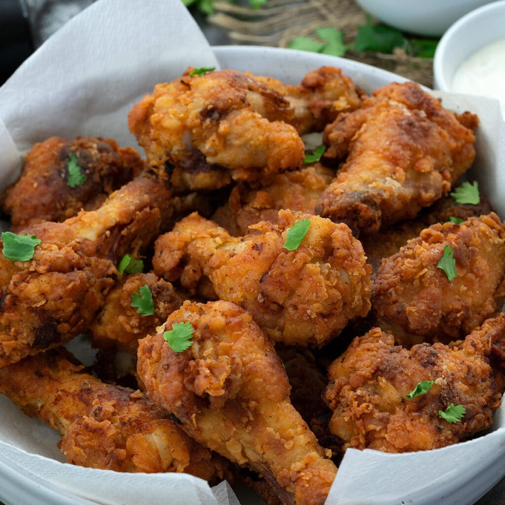 Deep Fried Chicken Wings Recipe - Yellow Chili's