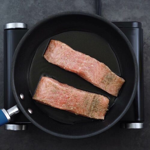 Pan Fried Salmon Fillet Recipe - Yellow Chili's