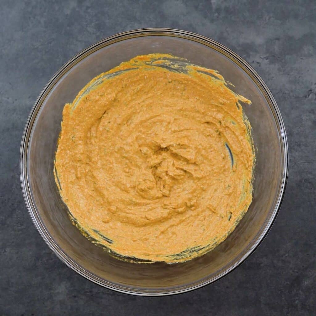 Tandoori Chicken marinade in a bowl.