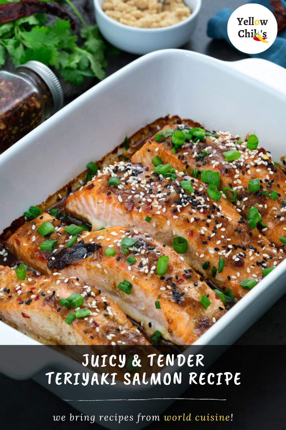 Teriyaki Salmon Recipe - Yellow Chili's