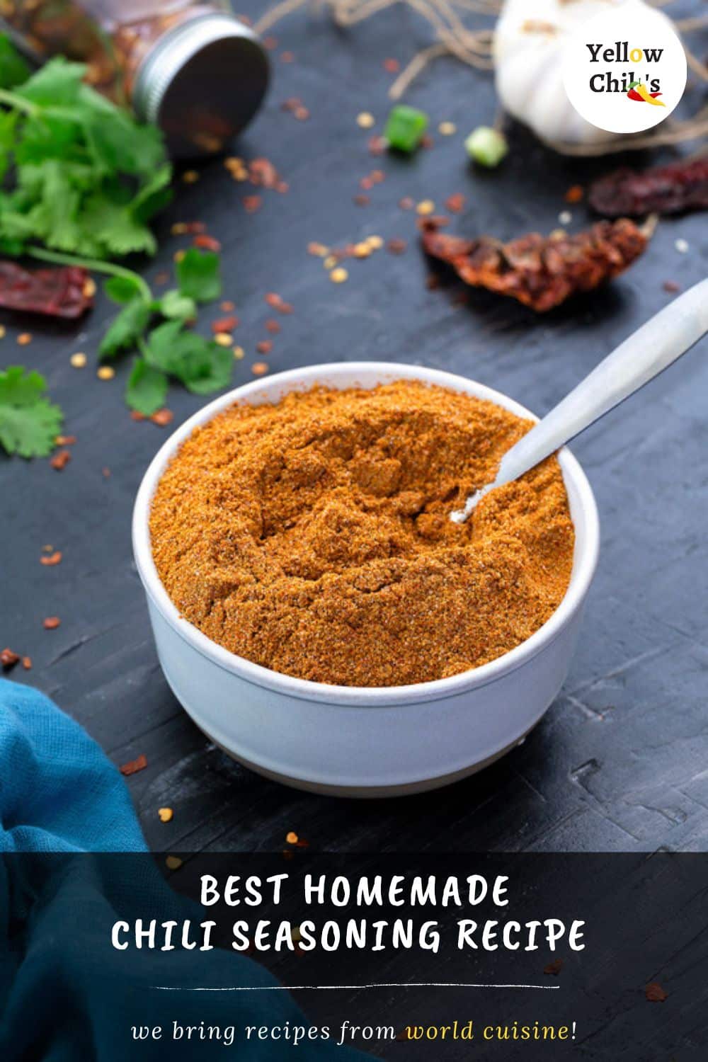 Selfmade Chili Seasoning Recipe Yellow Chili's inside.pub