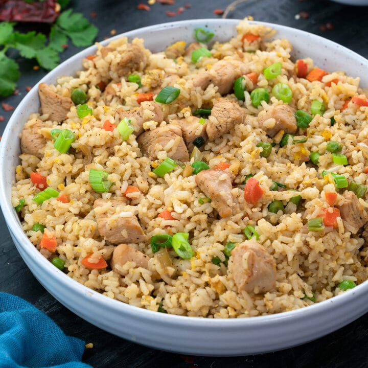 Chicken Fried Rice Recipe - Yellow Chili's