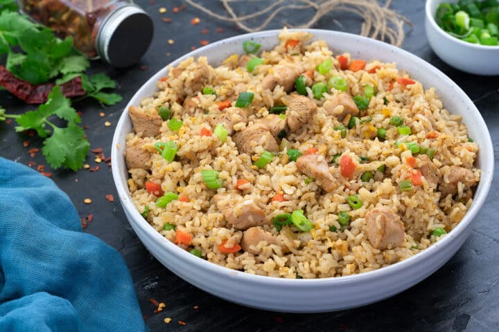 Chicken Fried Rice Recipe - Yellow Chili's