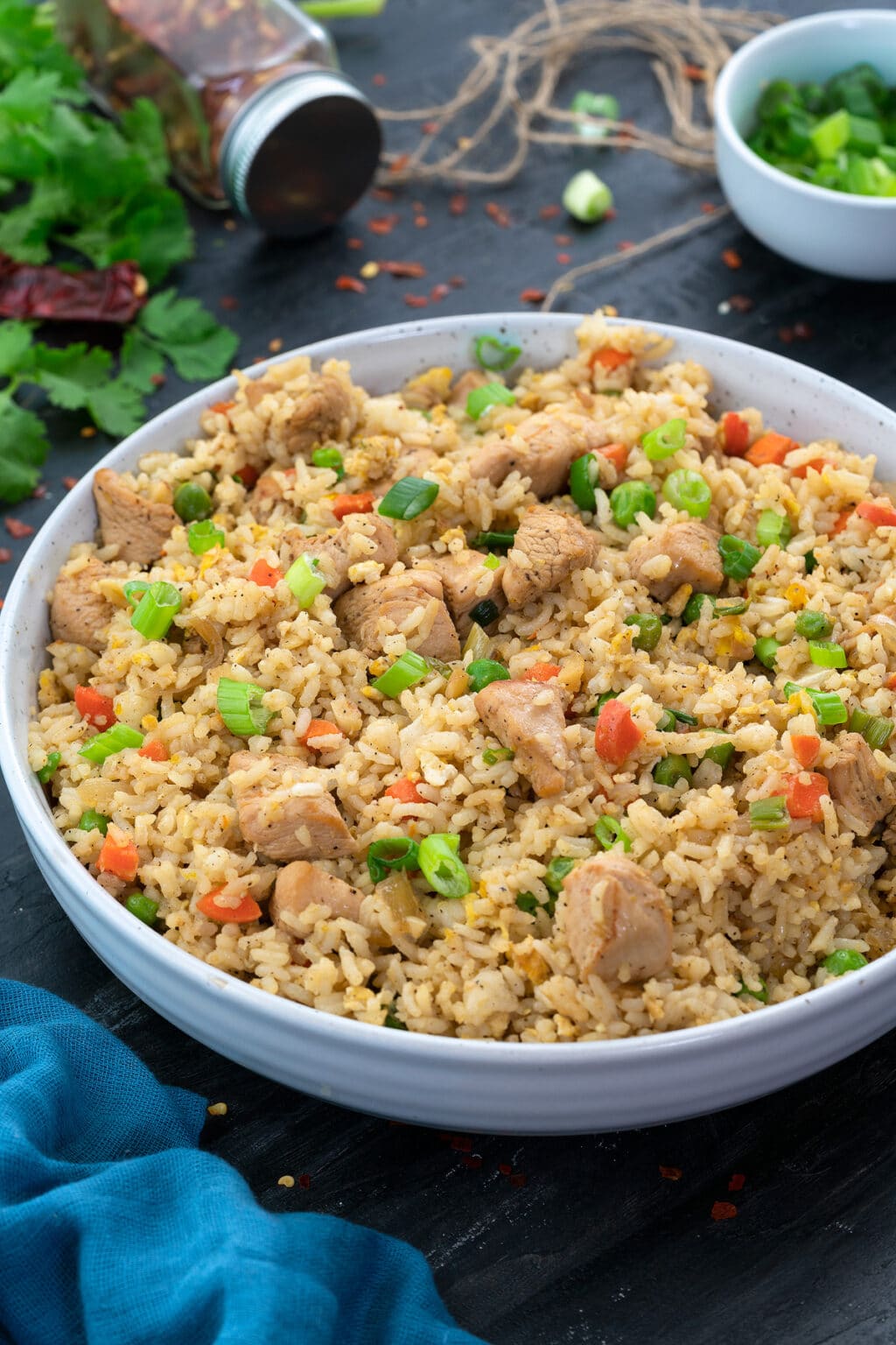 Chicken Fried Rice Recipe - Yellow Chili's