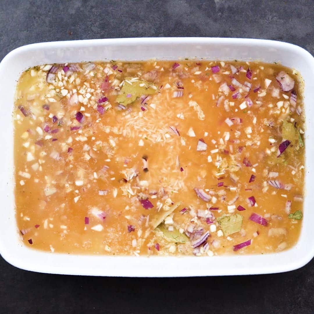 Oven Baked Chicken and Rice Recipe - Yellow Chili's