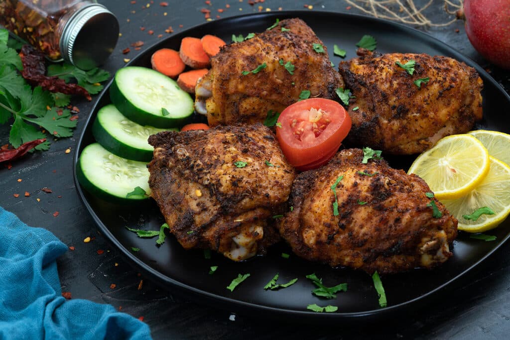 Air Fryer Chicken Thighs Recipe - Yellow Chili's