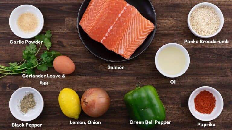 how do you add flavor to salmon patties