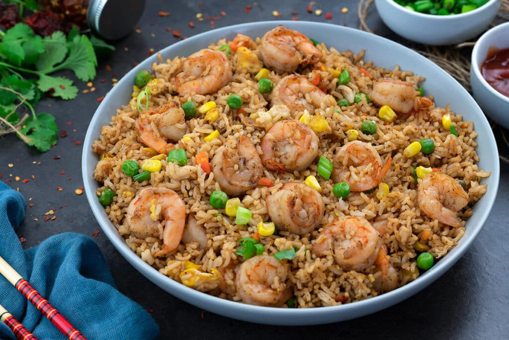 Shrimp Fried Rice Recipe - Yellow Chili's