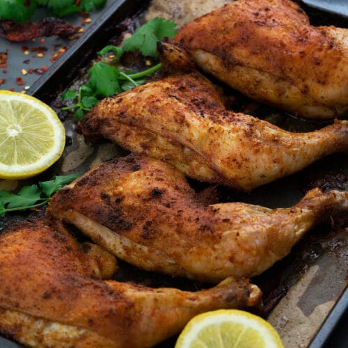 Oven-Baked Chicken Leg Quarters Recipe - Yellow Chili's