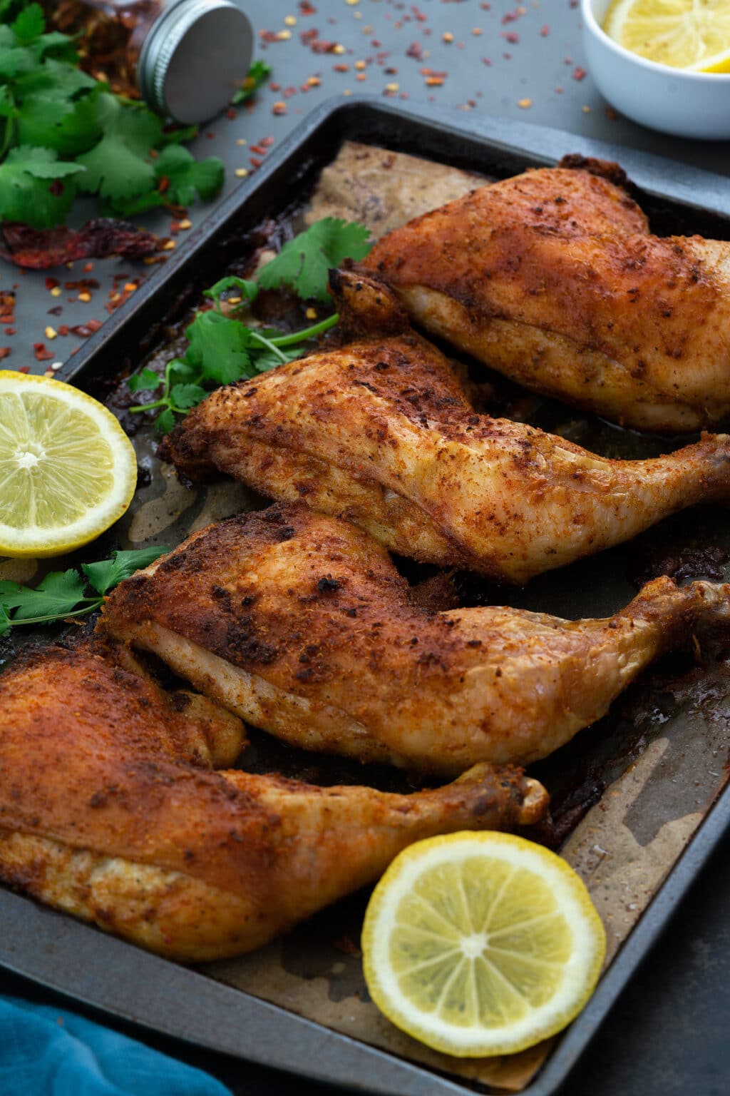 Oven Baked Chicken Leg Quarters Recipe Yellow Chili s