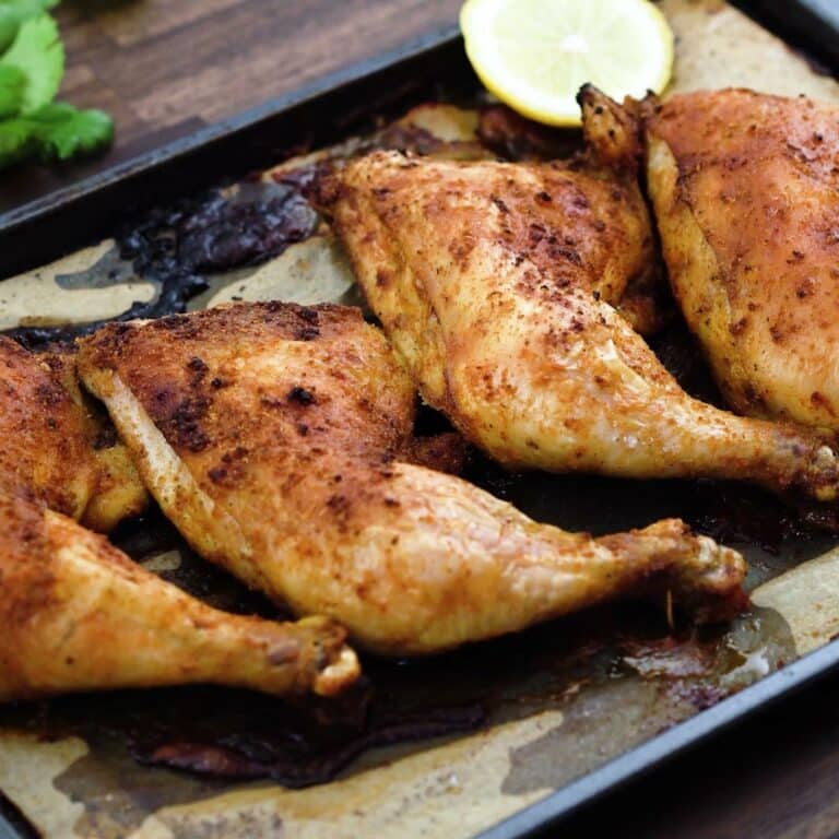 Oven-Baked Chicken Leg Quarters Recipe - Yellow Chili's