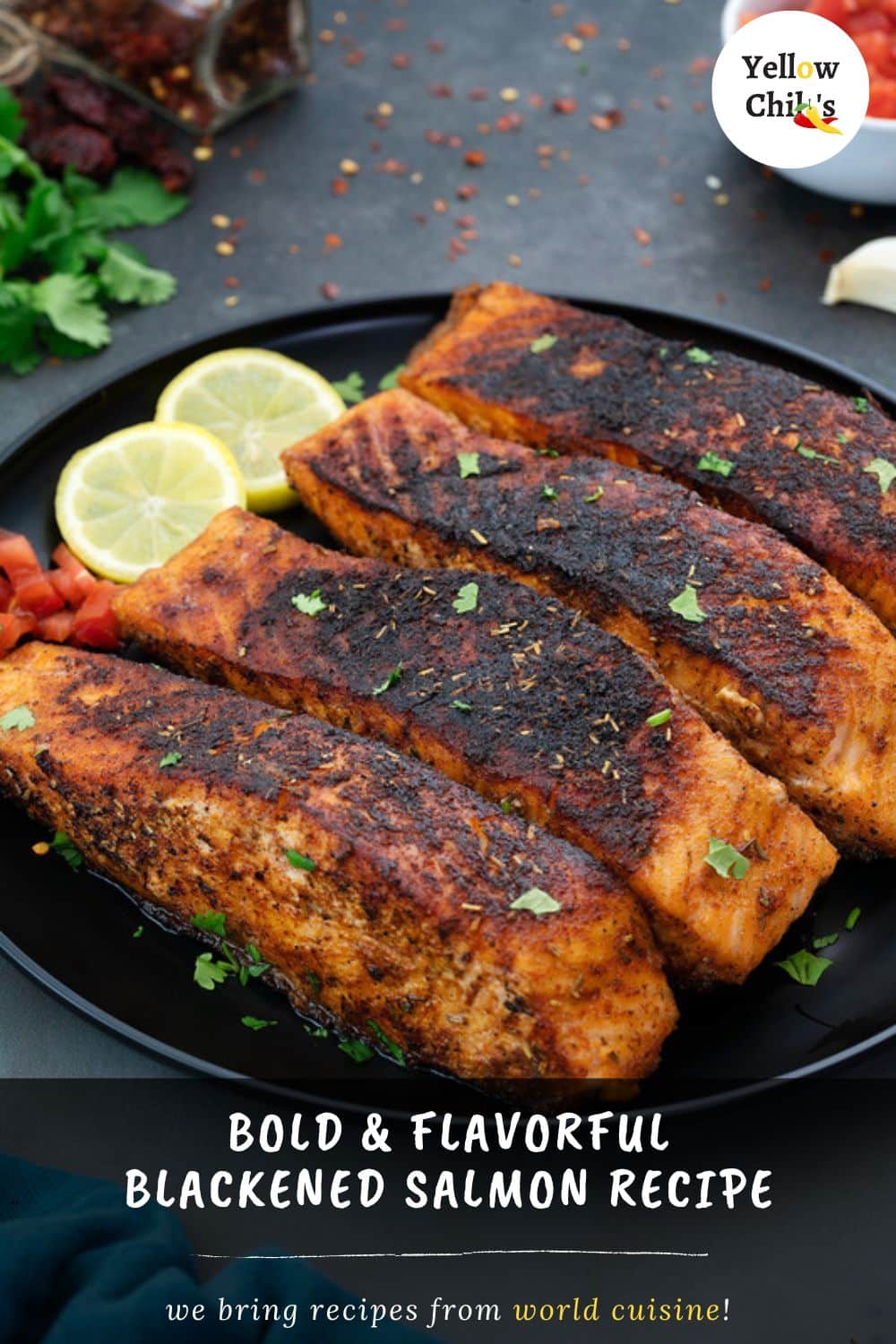 Blackened Salmon Recipe - Yellow Chili's