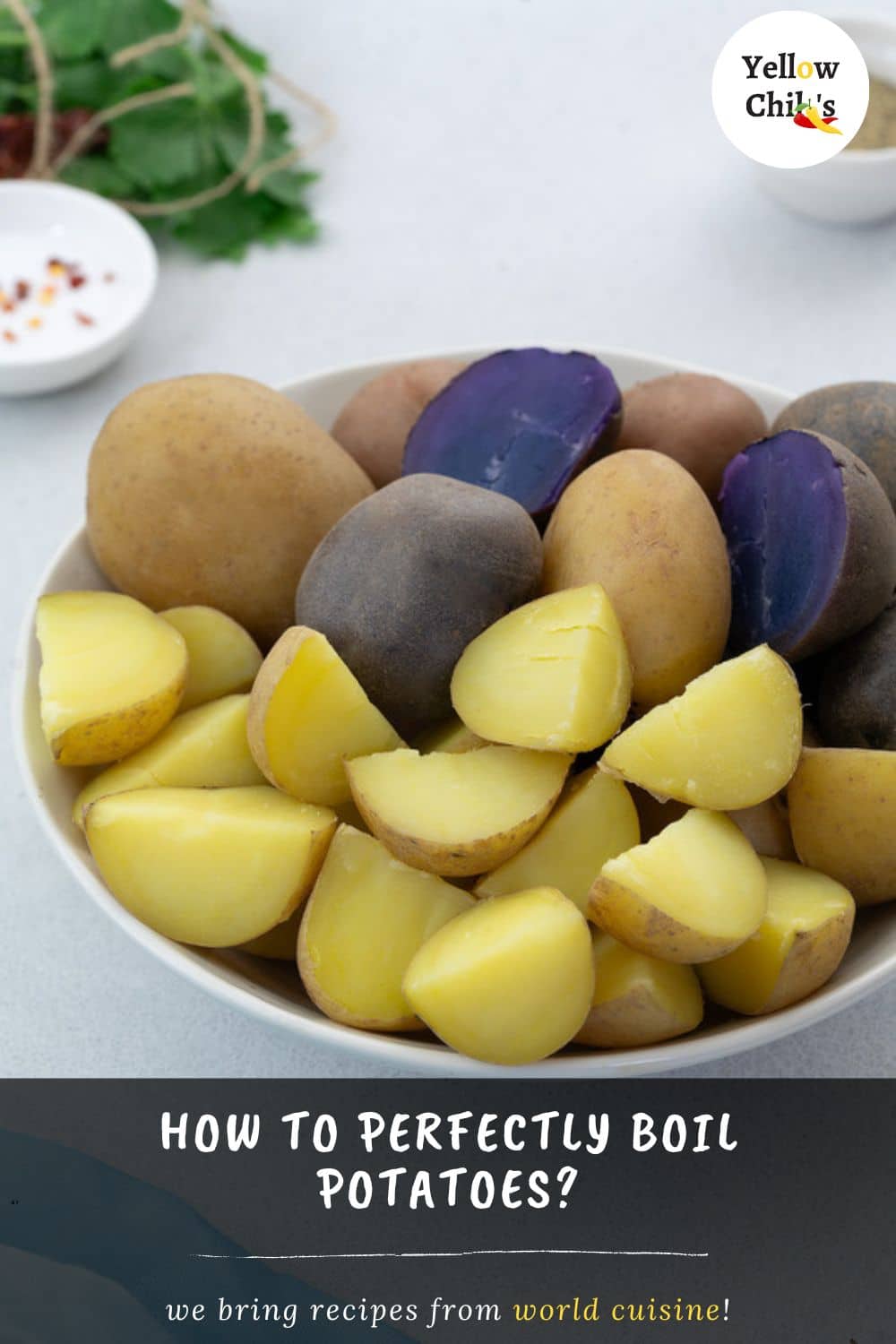 How to Boil Potatoes Recipe (Whole and Cubed) Yellow Chili's