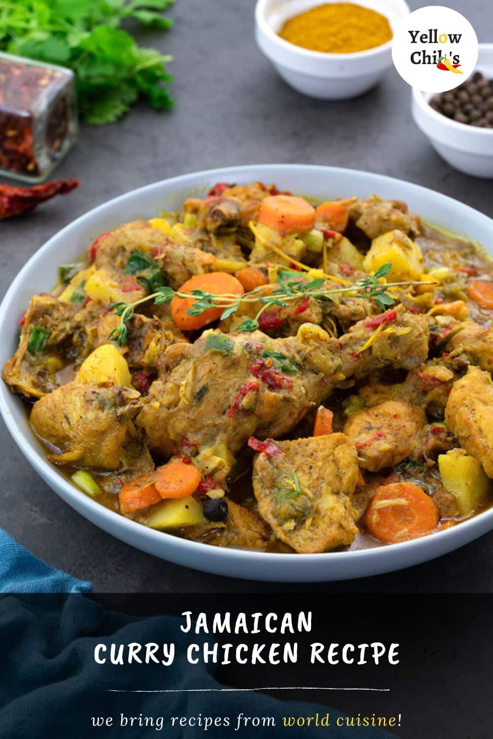 Jamaican Curry Chicken Recipe Yellow Chili's