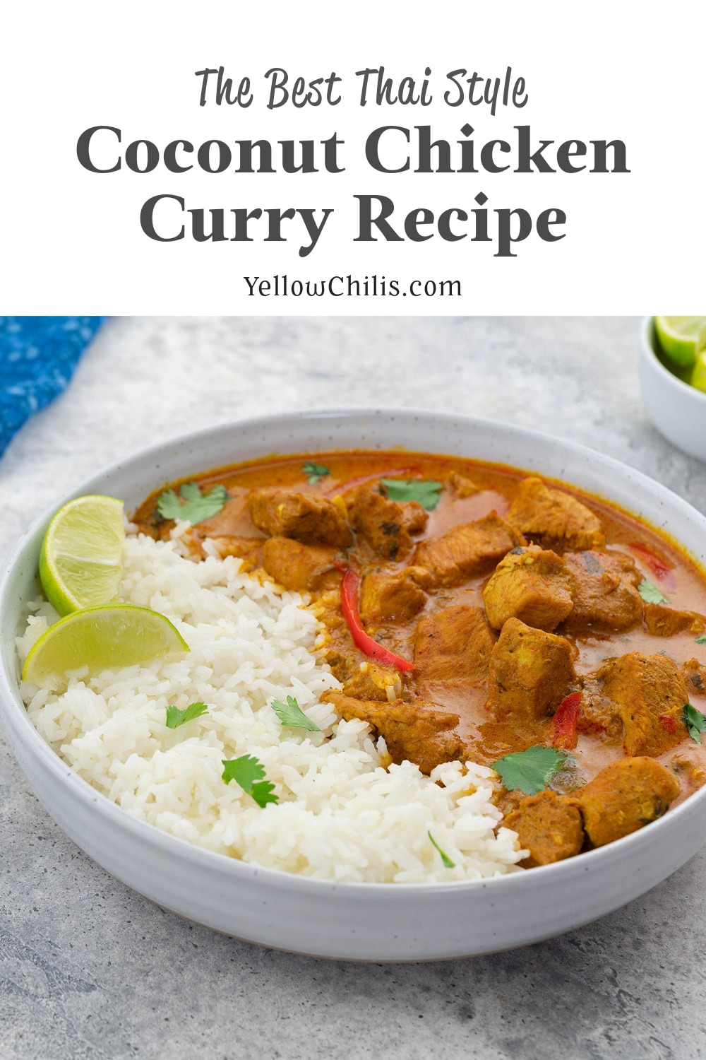 Thai Coconut Chicken Curry Recipe - Yellow Chili's
